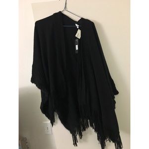 Black Knit Wrap